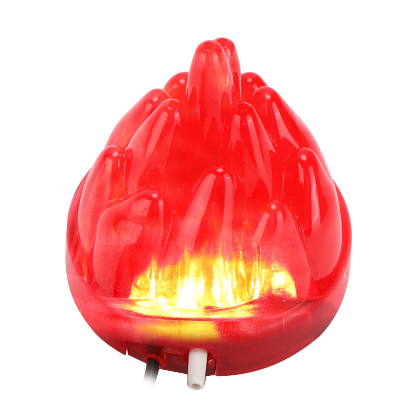 Aquarium Volcano Ornament Light Fish Tank Decoration Led Air Bubble Light 100240v Us Plug