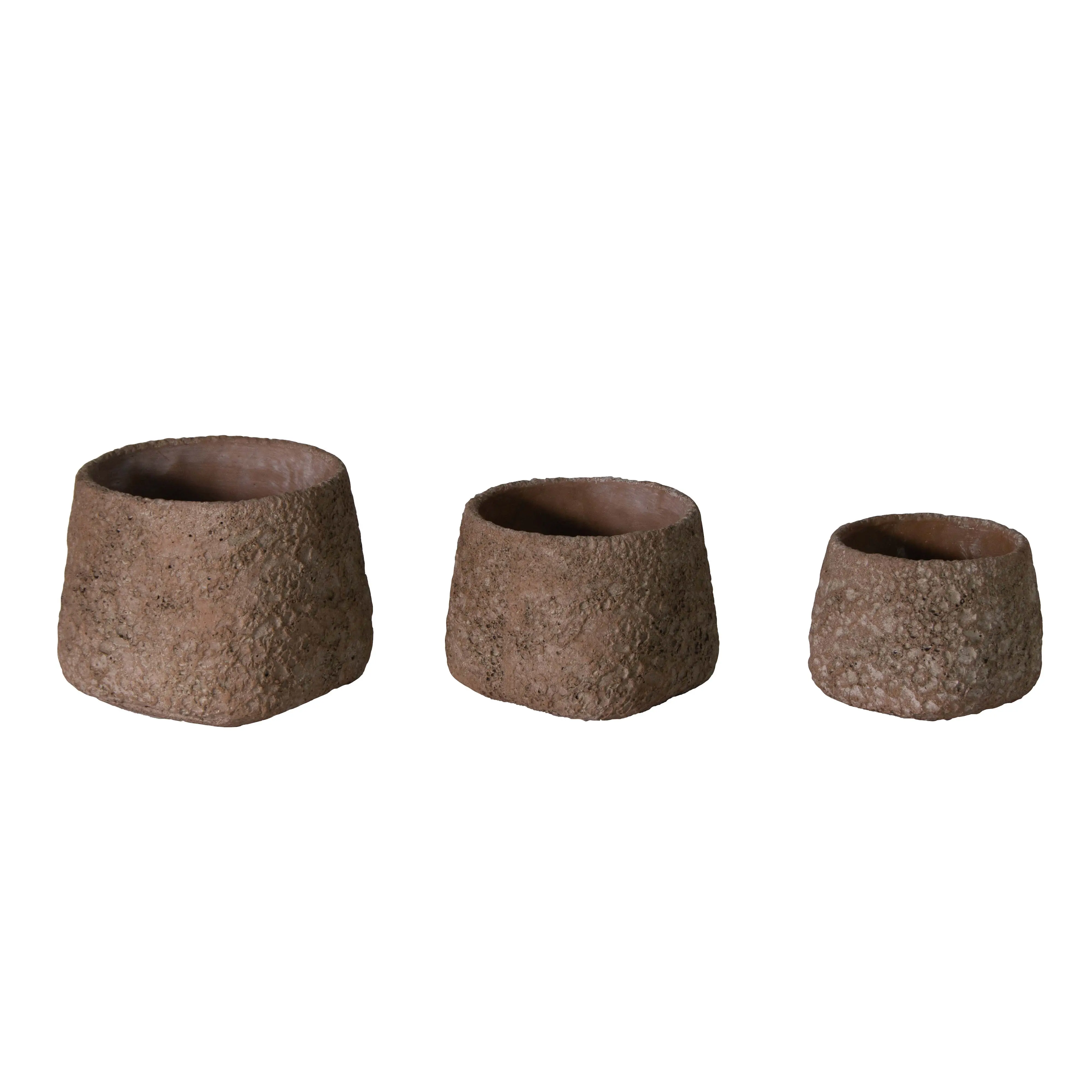 Wholesale Mini Cement Planter Concrete rough surface Flower Vase For Planter