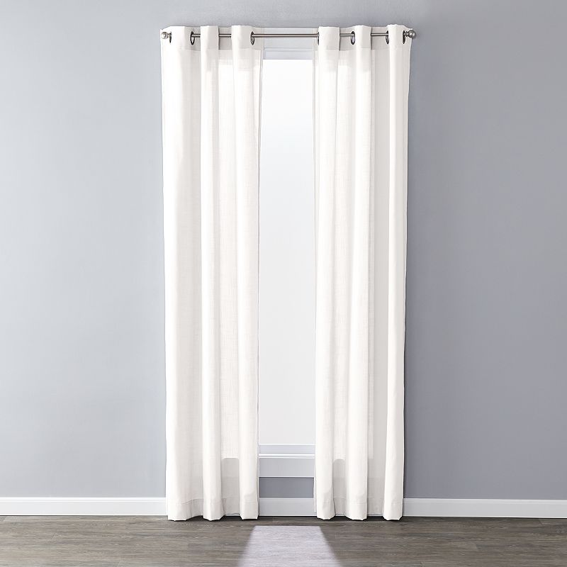 Saturday Knight， Ltd. 1-panel SunSafe Raine Window Curtain