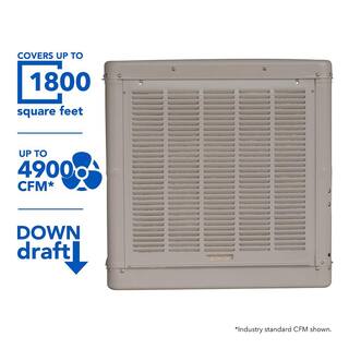 Champion Cooler 4900 CFM Down-Draft Roof Evaporative Cooler for 1800 sq. ft. (Motor Not Included) 4001 DD