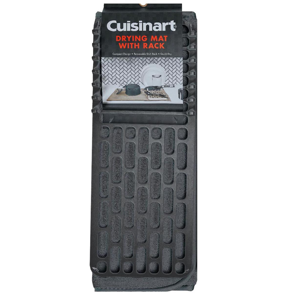 Cuisinart Dish Drying Mat With Rack For Kitchen Counter