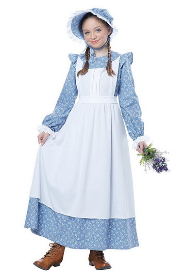 California Costumes Pioneer Girl Child Costume