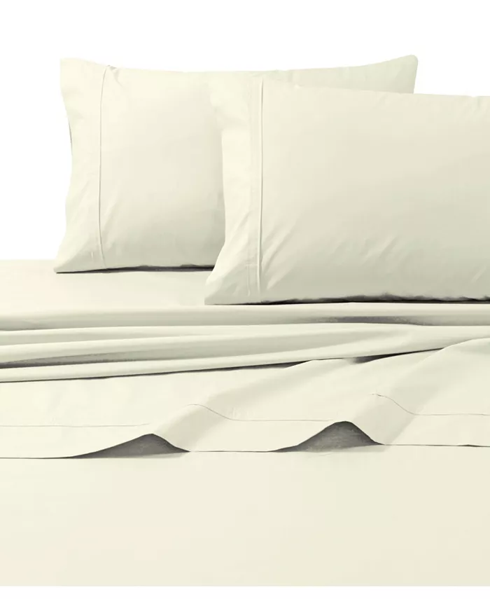 Tribeca Living 300 Thread Count Cotton Percale Pillowcases