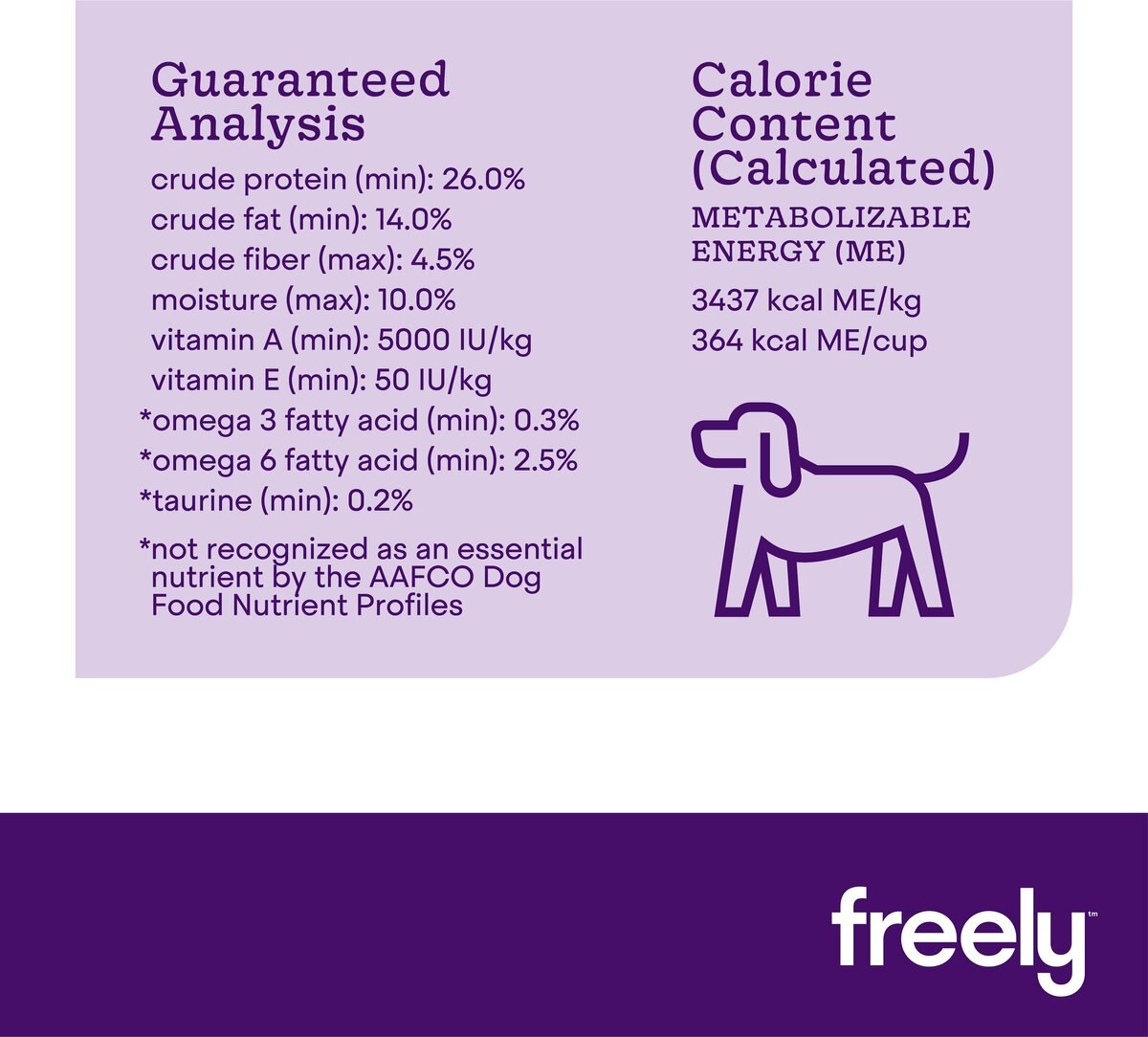 Freely Lamb Recipe Grain-Free Dry Dog Food