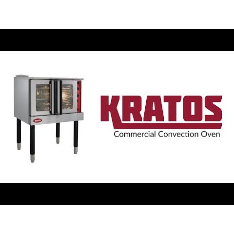 Kratos 29Y-048-LP Single Deck Full Size Gas Convection Oven， 54，000 BTU， Liquid Propane