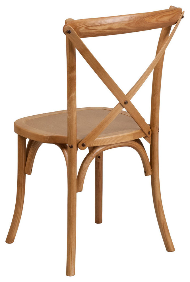 Oak Cross Back Chair   Transitional   Dining Chairs   by GwG Outlet  Houzz