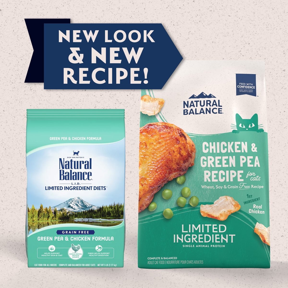 Natural Balance Limited Ingredient Grain Free Chicken and Green Pea Recipe Dry Cat Food