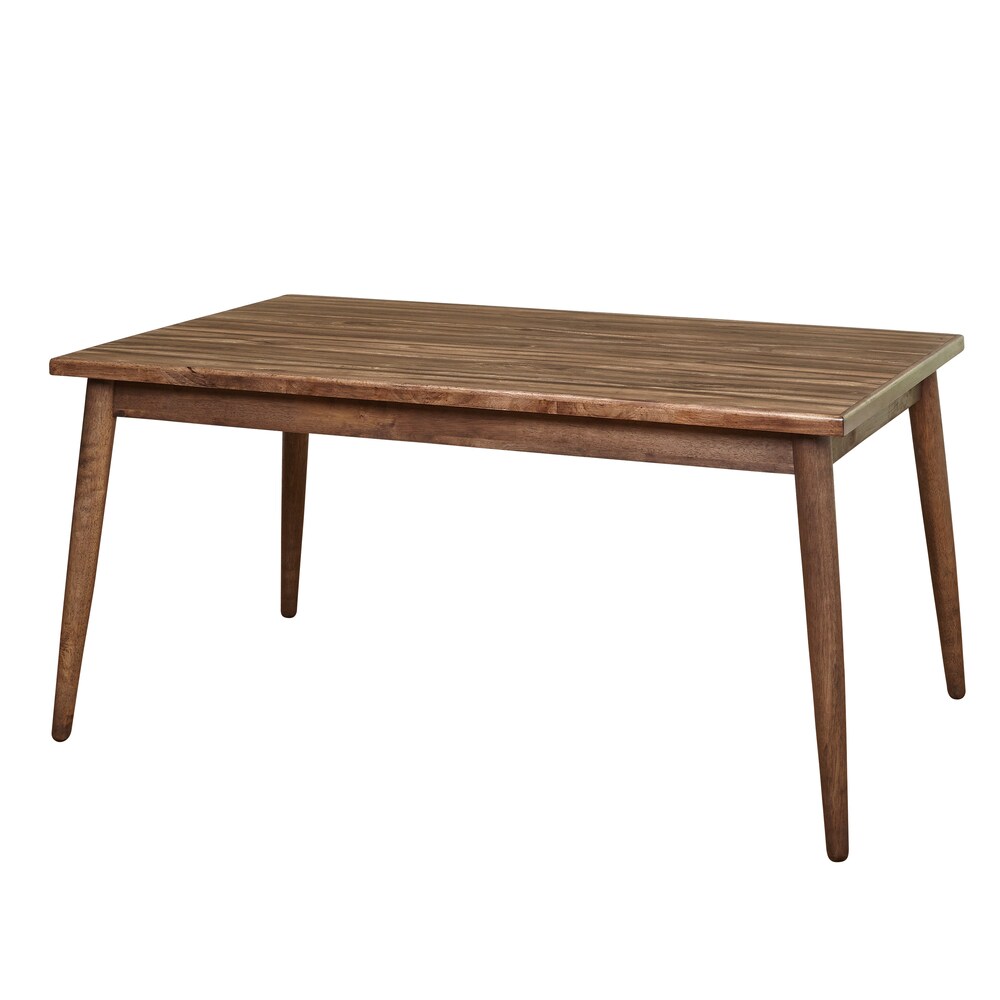 Simple Living Element Mid Century Dining Table   Walnut