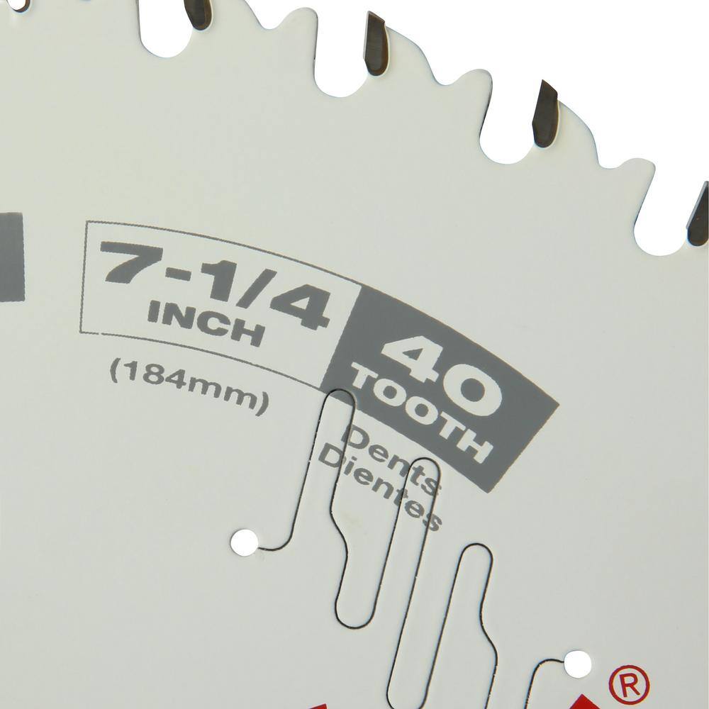 MW 7-14 in. Fine Finish Circular Saw Blade (3-Pack) 48-40-0730-48-40-0726-48-40-0720