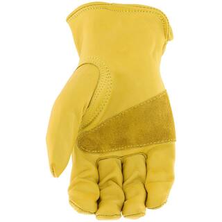 West Chester Grain Cowhide Leather Large Work Gloves HD84000LSPS6