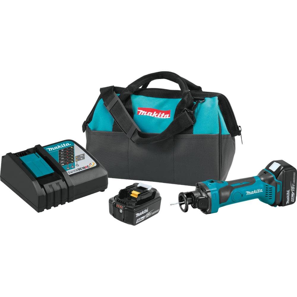 Makita 18V LXT Lithium-Ion Cordless Cut-Out Tool Kit (5.0Ah) XOC01T from Makita