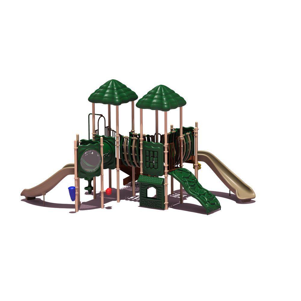 Ultra Play UPlay Today Pike's Peak (Natural) Commercial Playset with Ground Spike UPLAY-014-N