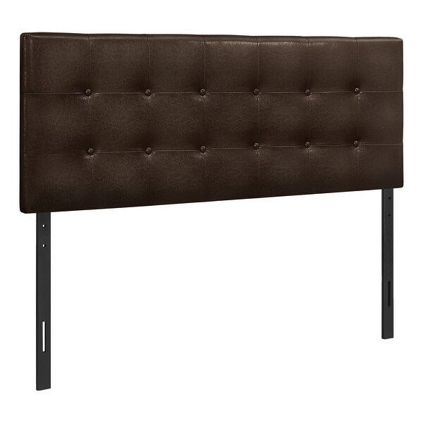 Bed， Headboard Only， Full Size， Bedroom， Upholstered Pu Leather Look， Transitional - - 31784653