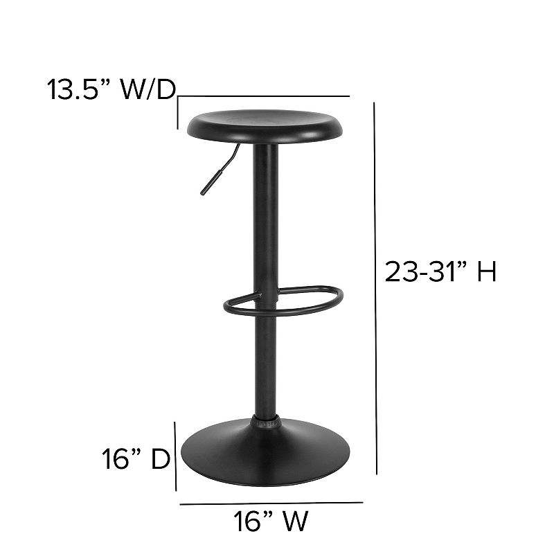 Flash Furniture Madrid Adjustable Height Bar Stool