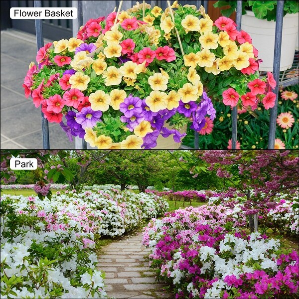 Artificial Flowers，Fake Hydrangea Plants for Outdoor