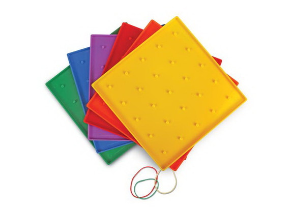 Learning Resources LER0153 Geoboards  5 x 5 Pin (S...