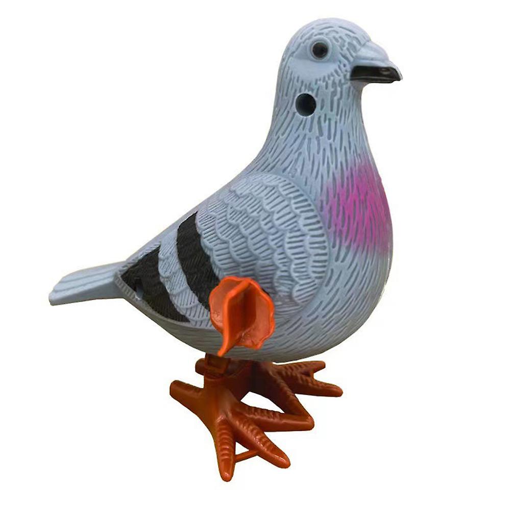 5pcs Simulation Pigeon Model Cute Clockwork Will Bounce Pigeon Children Toys Home Garden Animal Ornaments