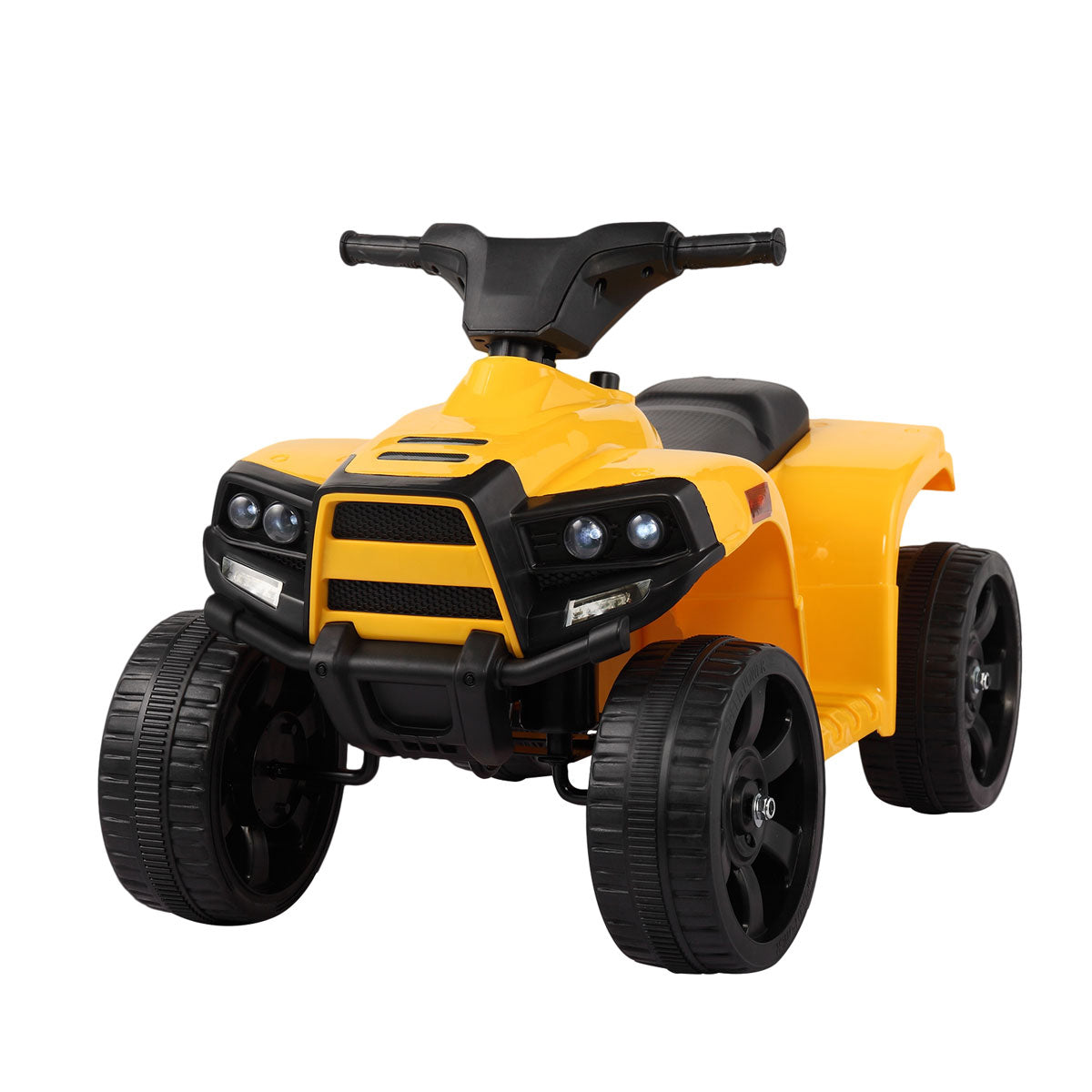 Kids Ride On ATV, 6V Electric Ride On Toy Car, 4 Wheeler for Kids Age 1-2.5, Rechargeable Battery Quad Bike for Boys/Girls, Yellow