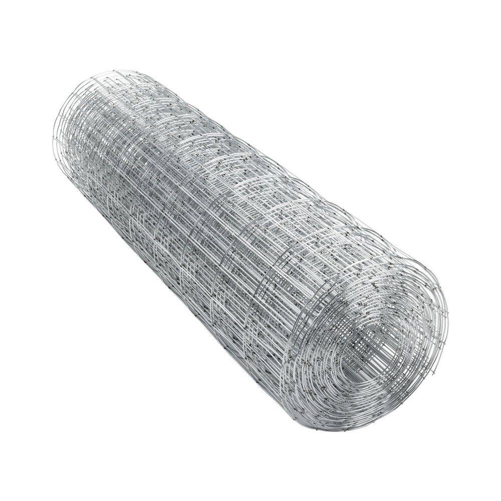 Everbilt 3 ft. x 50 ft. 14-Gauge Galvanized Welded Wire Garden Fencing 83050