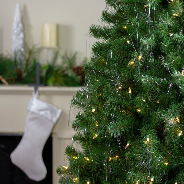 Silver Christmas Tinsel Icicle Strands