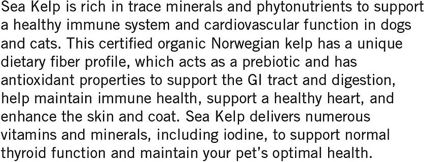 Thomas Labs C Kelp Organic Powder Dog and Cat Supplement