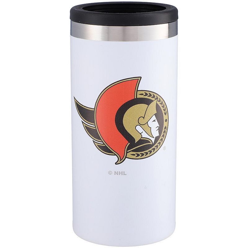 Ottawa Senators Team Logo 12oz. Slim Can Holder