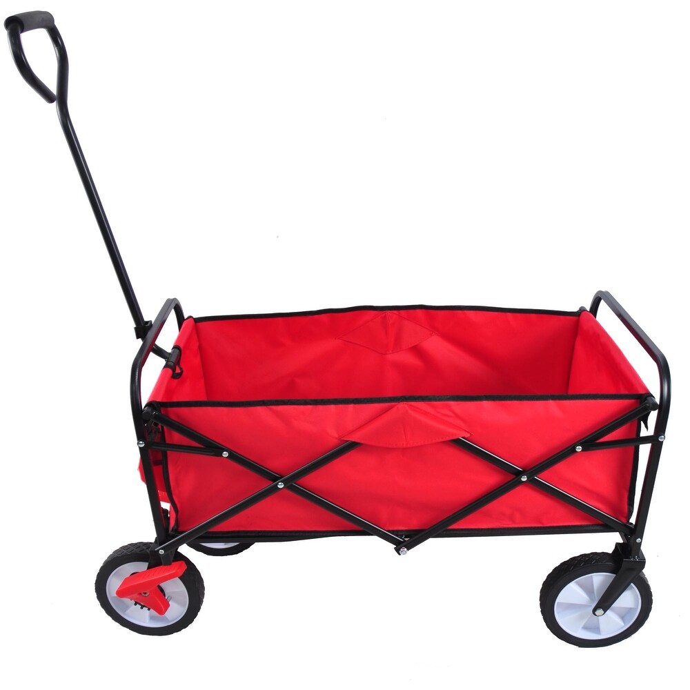 Outdoor Utility Folding Wagon Shopping Beach Cart