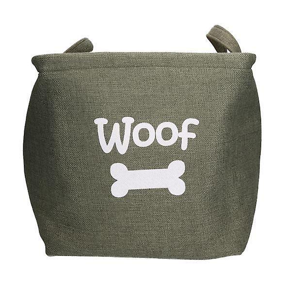 3 Forest Canvas Pet Dog Toy Storage Baskets 33x7cm