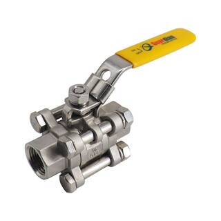 Guardian 1 in. 316 Stainless Steel 1000 PSI 3-Piece Full Port Ball Valve 06Q031N04010