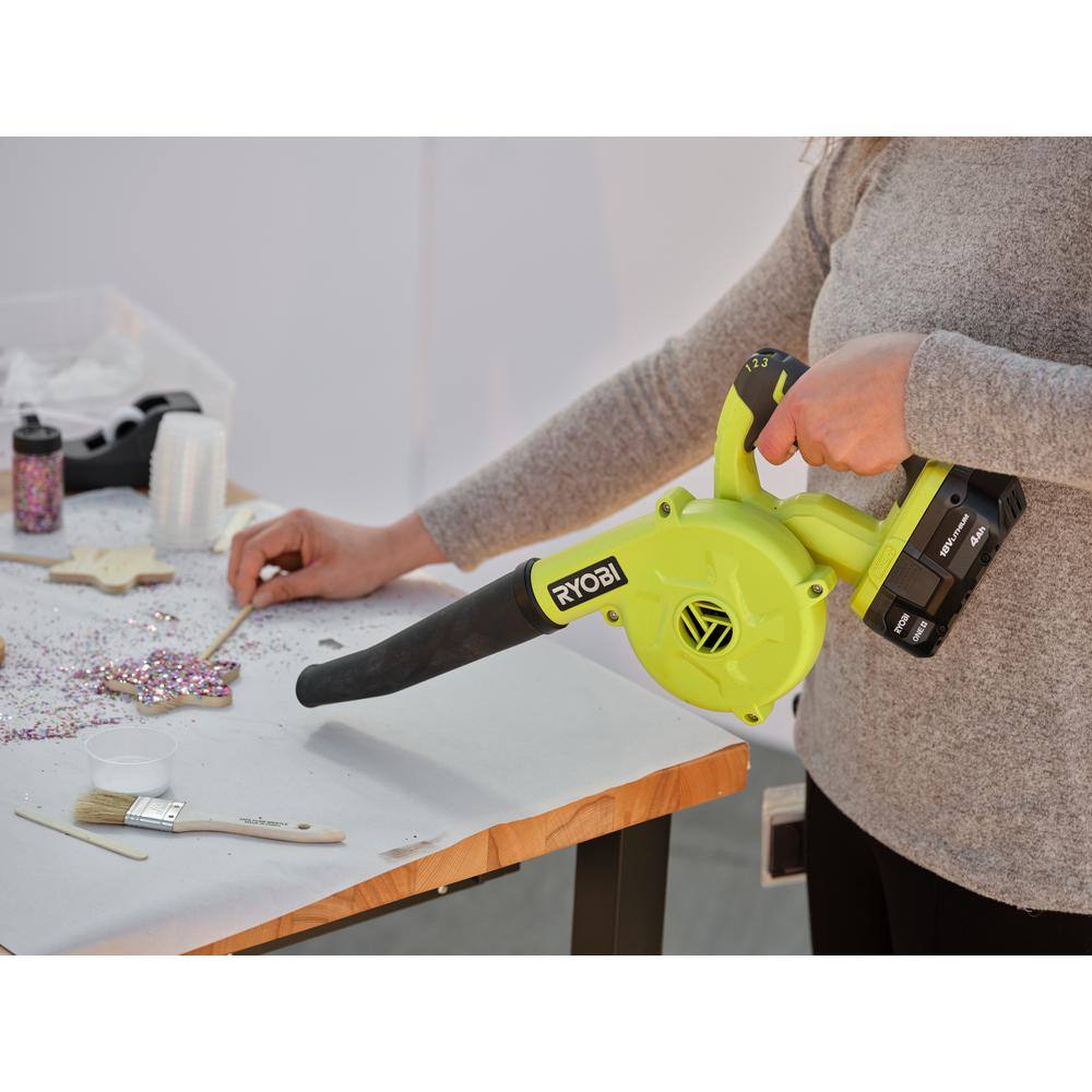 RYOBI ONE+ 18V Cordless Compact Workshop Blower (Tool Only) P755