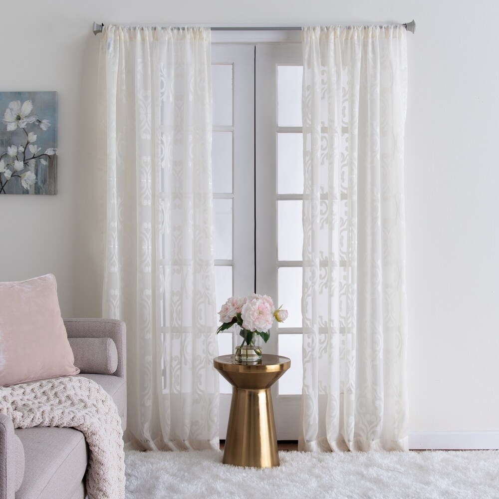 Miller Curtains Madison Rod Pocket Semi Sheer Panel