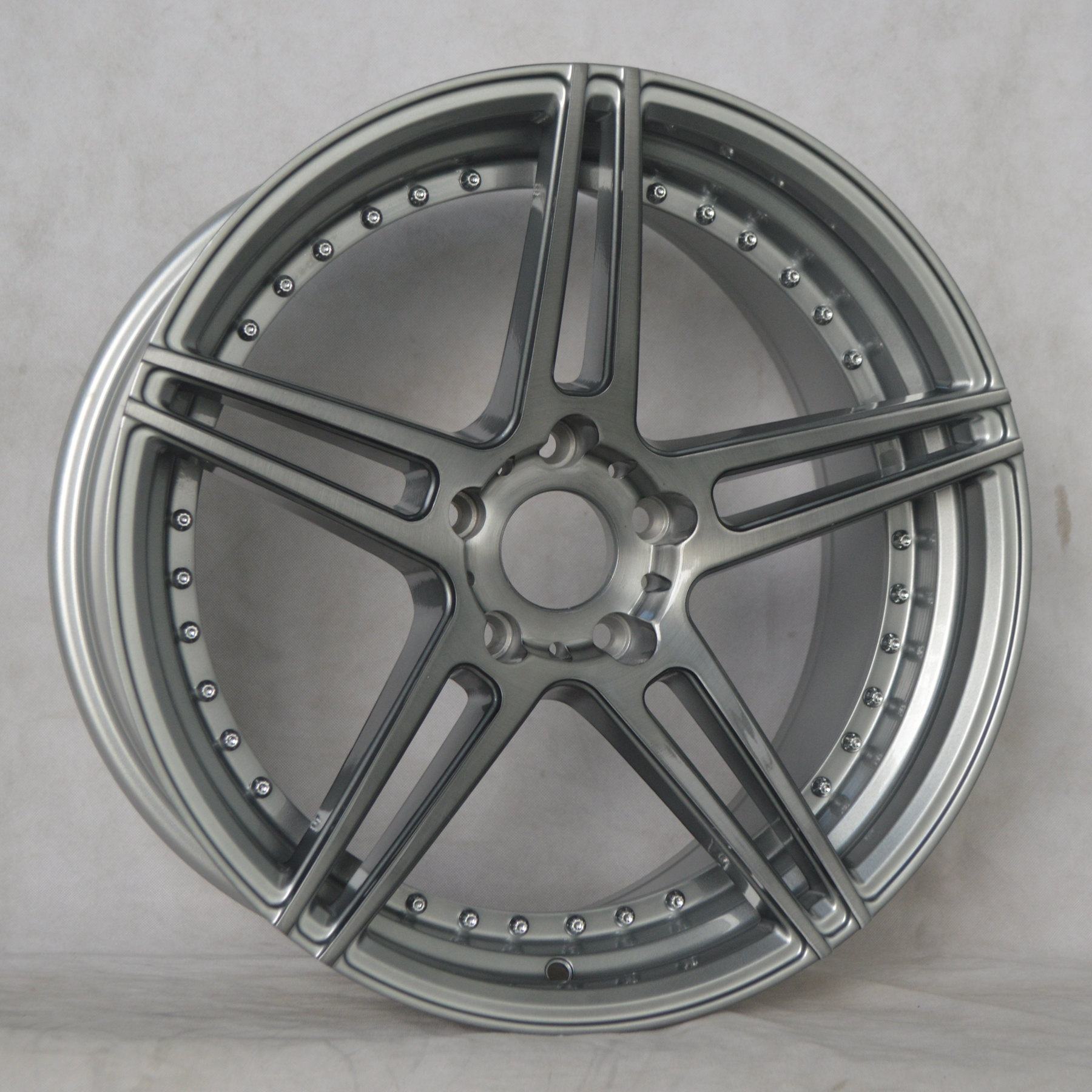 Gun Metal Painting oy Wheel Rims Multi Spoke 18x8.5inch 5x120 Passenger Car Wheels