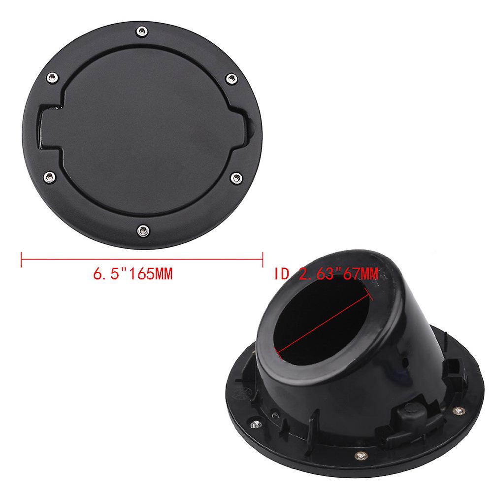 Automobile Modification Parts Car Outer Fuel Tank Cap Black Fit For  2007-2017 Jk and Unlimited 2 Door And 4 Door