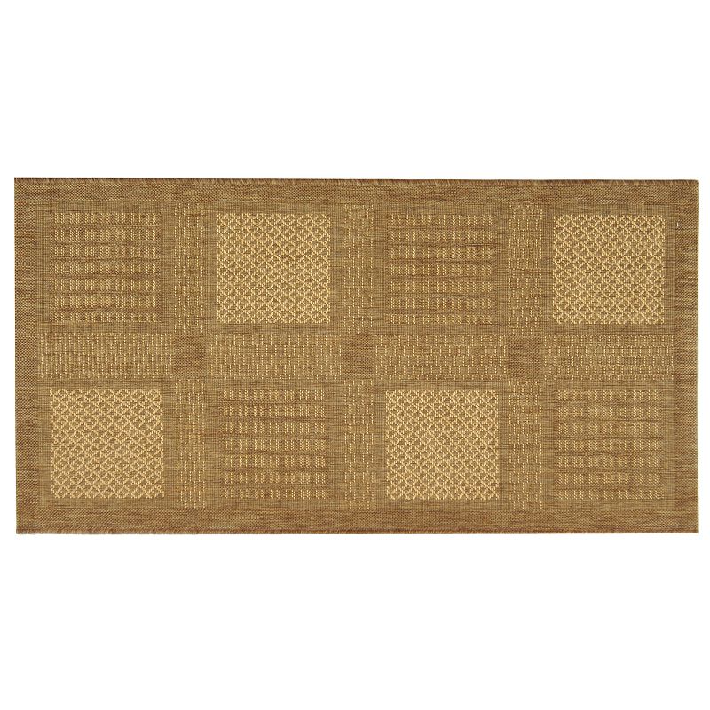 Safavieh Courtyard Square Indoor Outdoor Patio Rug - 2'7 x 5'