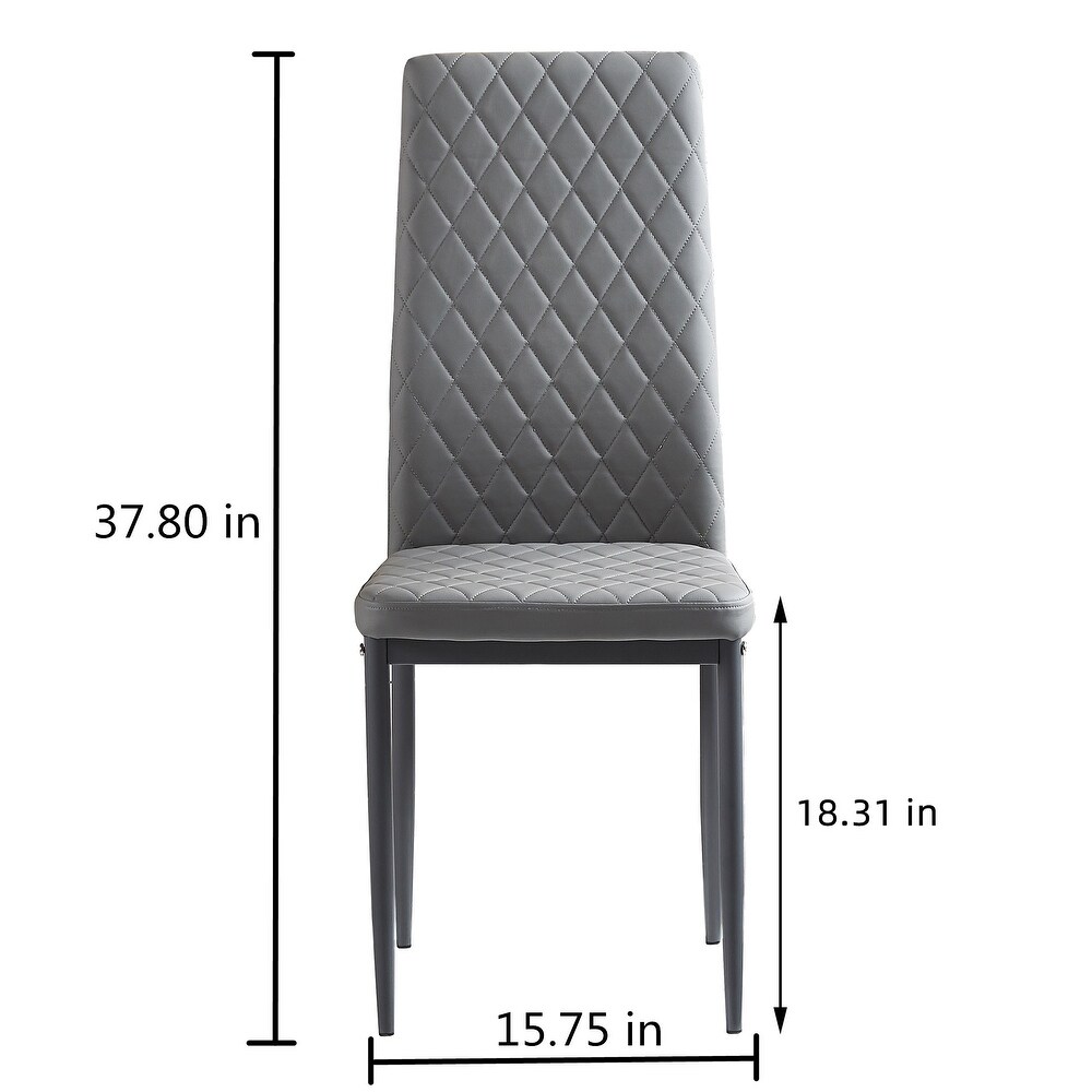 Modern Dining Chair Set of 4   N/A