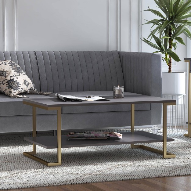 Camila Coffee Table Graphite Gray Cosmoliving By Cosmopolitan