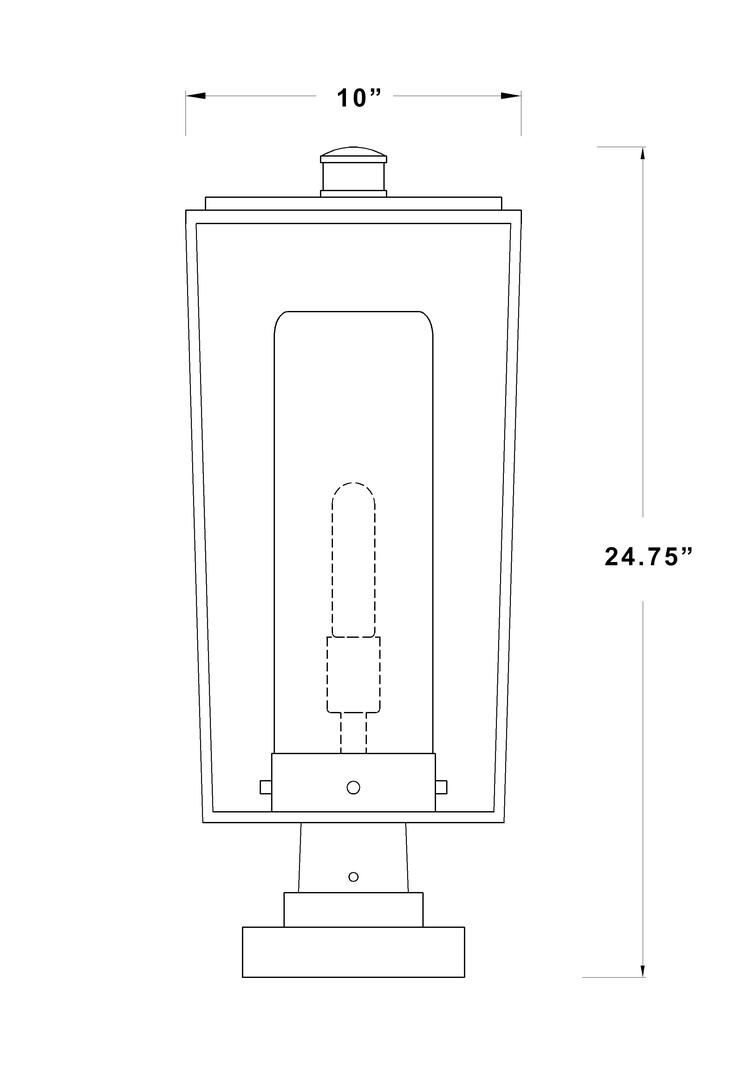 Z-Lite 594PHBSSQPMBK