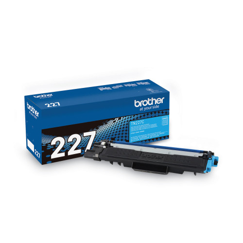 Brother TN227C High-Yield Toner， 2，300 Page-Yield， Cyan