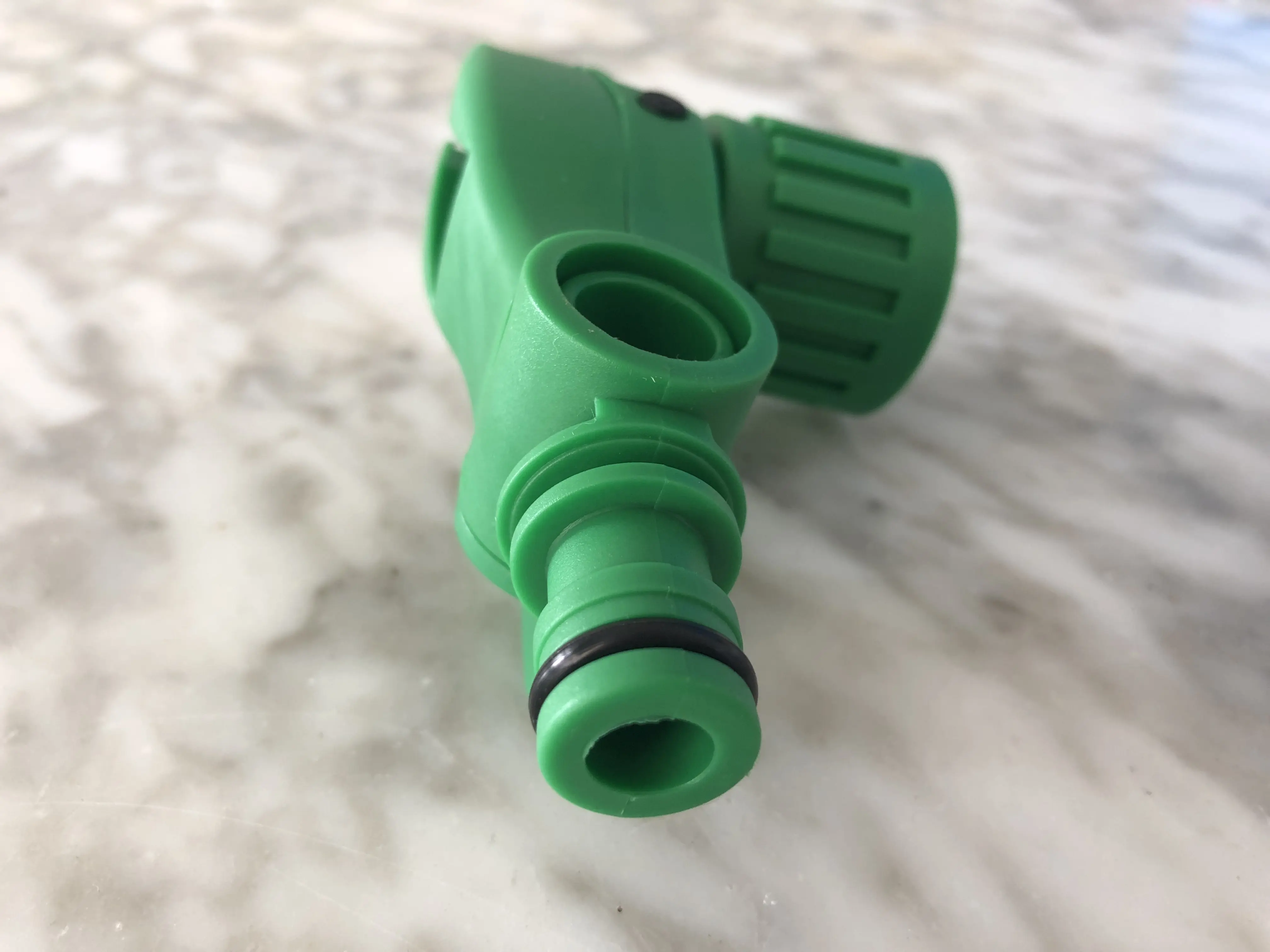 Insecticide garden hose end sprayer attachment