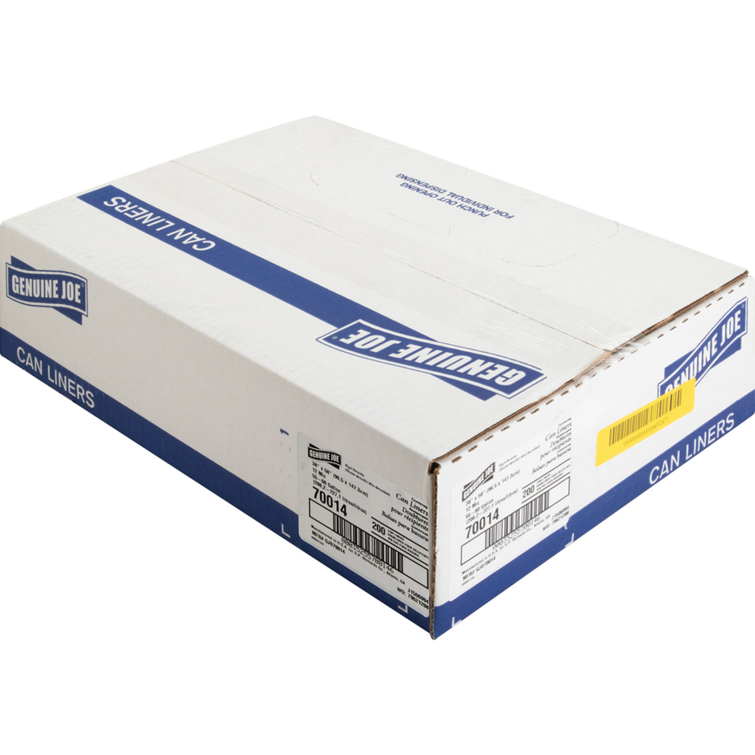 Economy High-Density Can Liners by Genuine Joe GJO70014