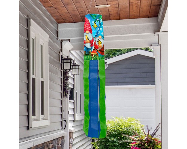 Briarwood Lane Spring Gnome Sweet Gnome Spring Windsock Wind Twister 40x6