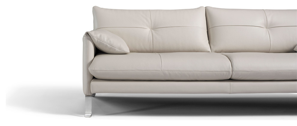 Divo Design Genuine Leather Sofa   Contemporary   Sofas   by Diven LLC  Houzz