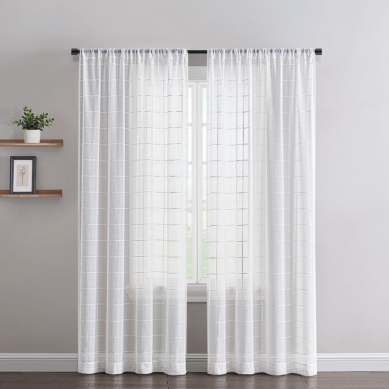 B. Smith Gilford Light Filtering Window Curtain Panel