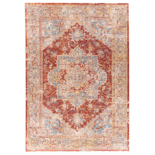 Mirabel Medallion Orange Rug