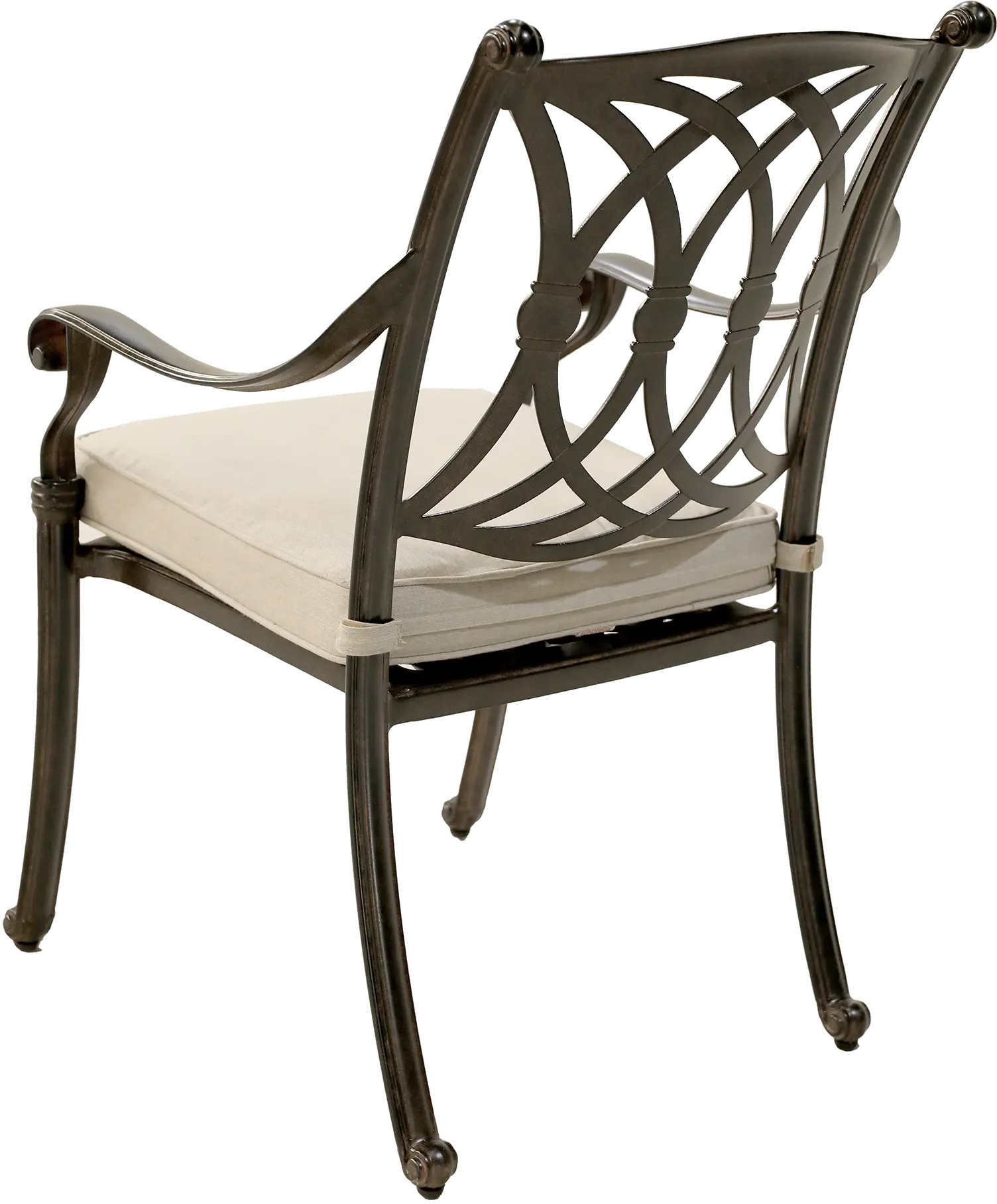 Montreal Patio Armchair with Tan Cushion