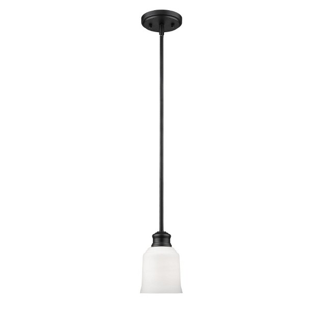 Millennium Lighting Burbank 1 Light Pendant Matte Black