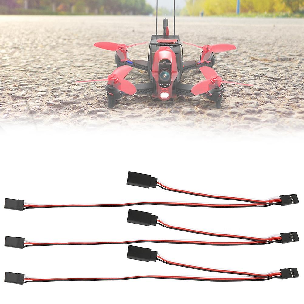 3pcs Rc Car Helicopter Servo Receiver Extension Cord Wire Cable Rc Accessory