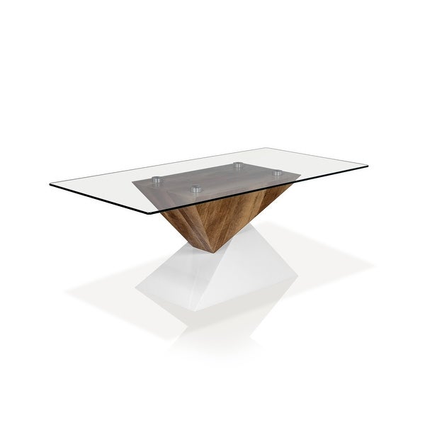 Furniture of America Cath Contemporary Natural 47-inch Coffee Table