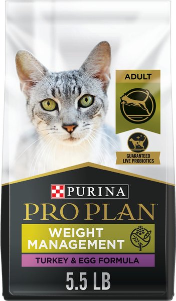 Purina Pro Plan Weight Management Turkey and Egg Formula Dry Cat Food