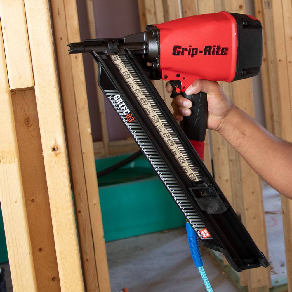 Grip-Rite 3-14 in. 30-Degree Paper Framing Nailer GRTFC83